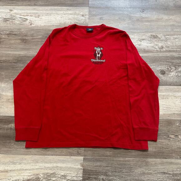 Vintage American Eagle Red Mens L Skater Graphic Edgy T-Shirt Pin Up Girl y2k - Picture 3 of 8